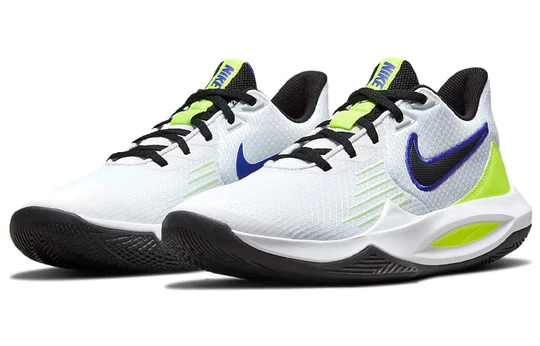 Giày Nike Precision 5 'White Barely Volt' CW3403-100 - Ảnh 6