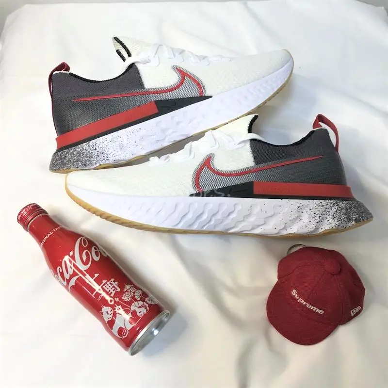 Alternative view of Giày Nike React Infinity Run Flyknit 'White University Red' CW5245-100