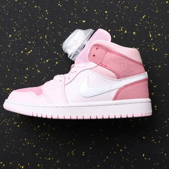 Giày Nike Air Jordan 1 Mid 'Digital Pink' CW5379-600 - Ảnh 4