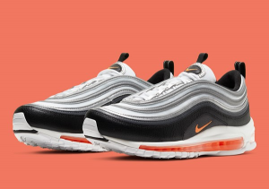 Alternative view of Giày Nike Air Max 97 'Black Orange' CW5419-101
