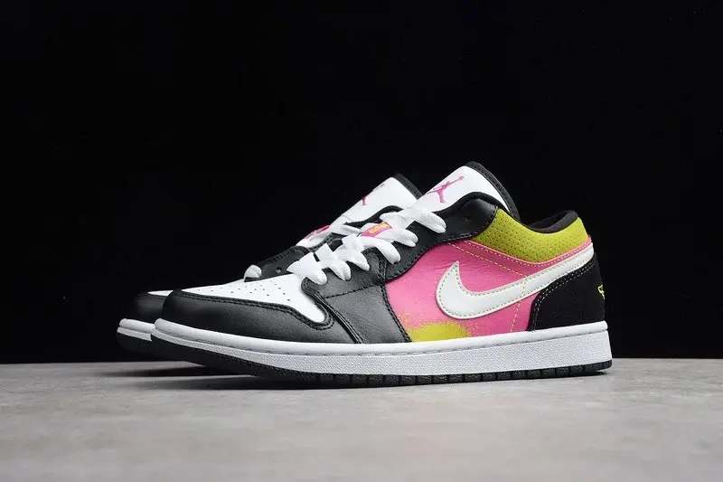 Giày Nike Air Jordan 1 Low 'Spray Paint' CW5564-001 - Ảnh 5