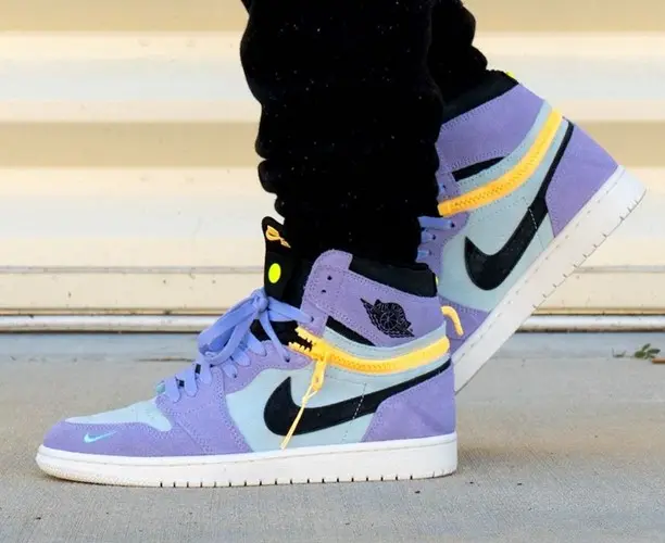 Giày Nike Air Jordan 1 High Switch 'Purple Pulse' CW6576-500 - Ảnh 4
