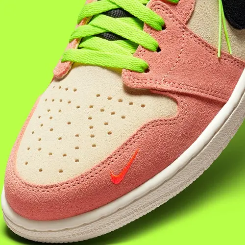 Giày Nike Air Jordan 1 High Switch 'Pink Volt' CW6576-800 - Ảnh 5