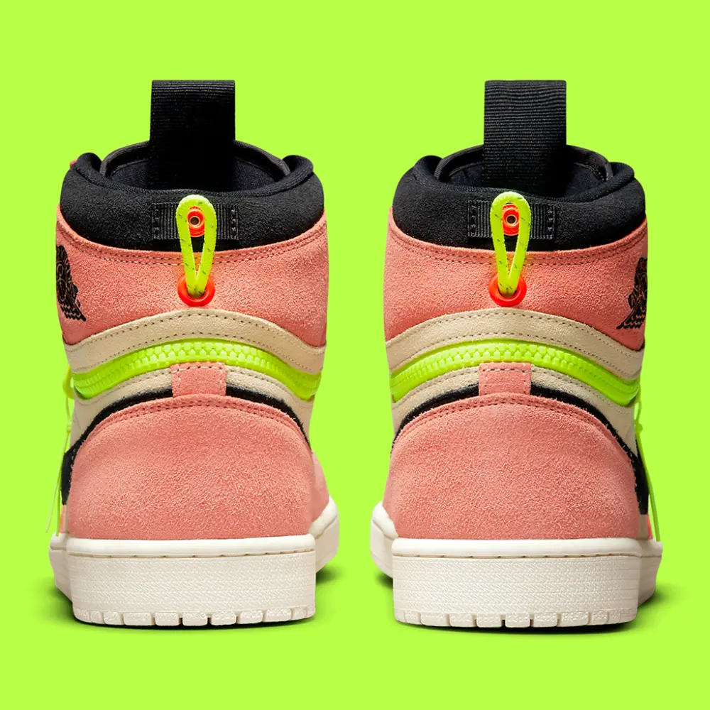 Giày Nike Air Jordan 1 High Switch 'Pink Volt' CW6576-800 - Ảnh 3