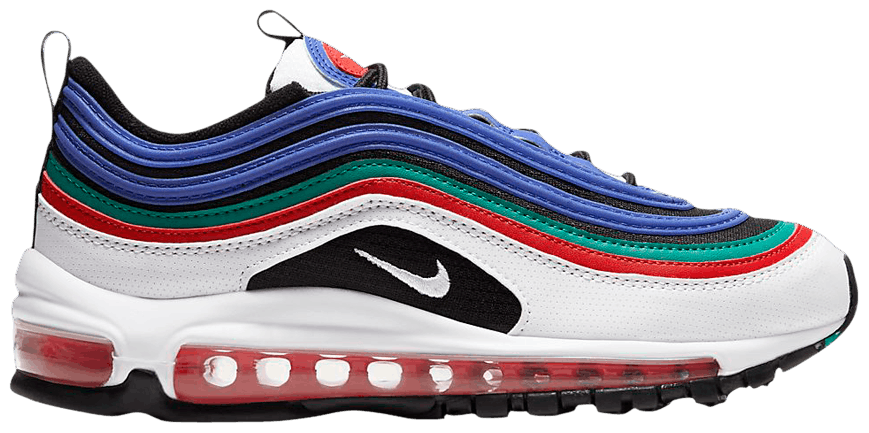 Giày Nike Air Max 97 GS 'White Multi' CW7013-100