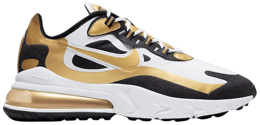 Giày Nike Air Max 270 React 'Metallic Gold' CW7298-100