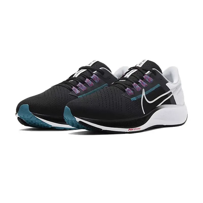 Alternative view of Giày Nike Air Zoom Pegasus 38 'Black Metallic Silver' CW7356-003