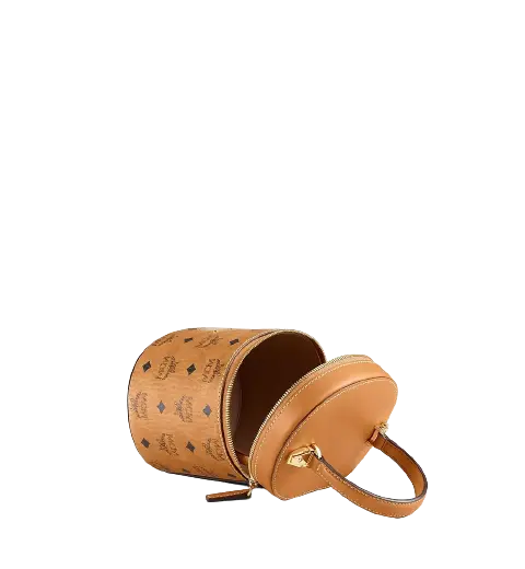 Túi MCM Cylinder Crossbody Visetos 'Cognac' MWRAACG01CO001 - Ảnh 3