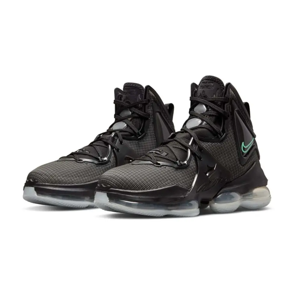 Alternative view of Giày Nike Lebron 19 'Black Anthracite Green Glow' CZ0203-003