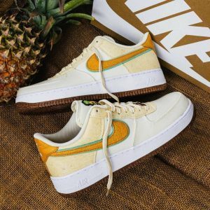 Alternative view of Giày Nike Air Force 1 '07 Premium 'Happy Pineapple' CZ1631-100