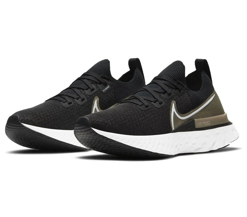 Giày Nike React Infinity 'Black Metallic Gold Silk' CZ2861-001 - Ảnh 4