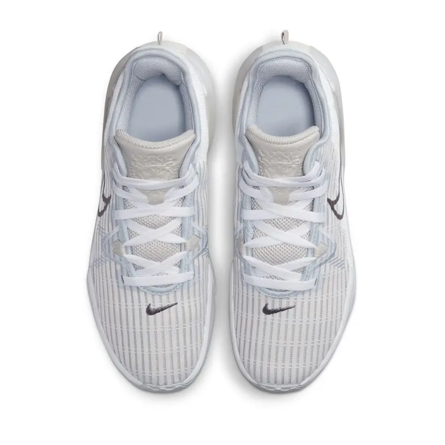 Giày Nike LeBron Witness 6 White Metallic Pewter CZ4052-102 - Ảnh 5