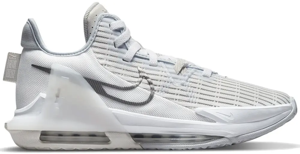 Giày Nike LeBron Witness 6 White Metallic Pewter CZ4052-102