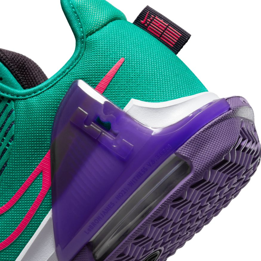 Giày Nike LeBron Witness 6 'Emerald Wild Berry' CZ4052-300 - Ảnh 7