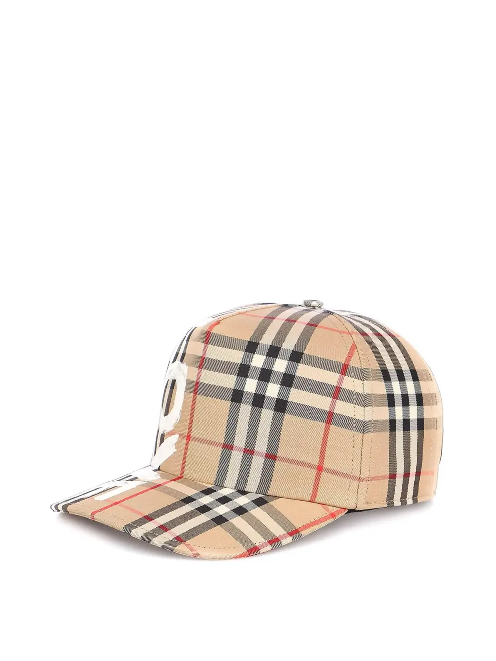 Mũ Burberry Checked Baseball Cap 'Beige' 8037789 - Ảnh 4