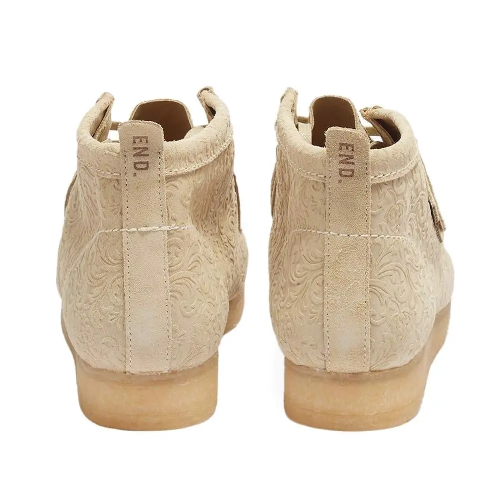 Giày Clarks x END Wallabee Boots 'Maple Floral' 261-63445 - Ảnh 4
