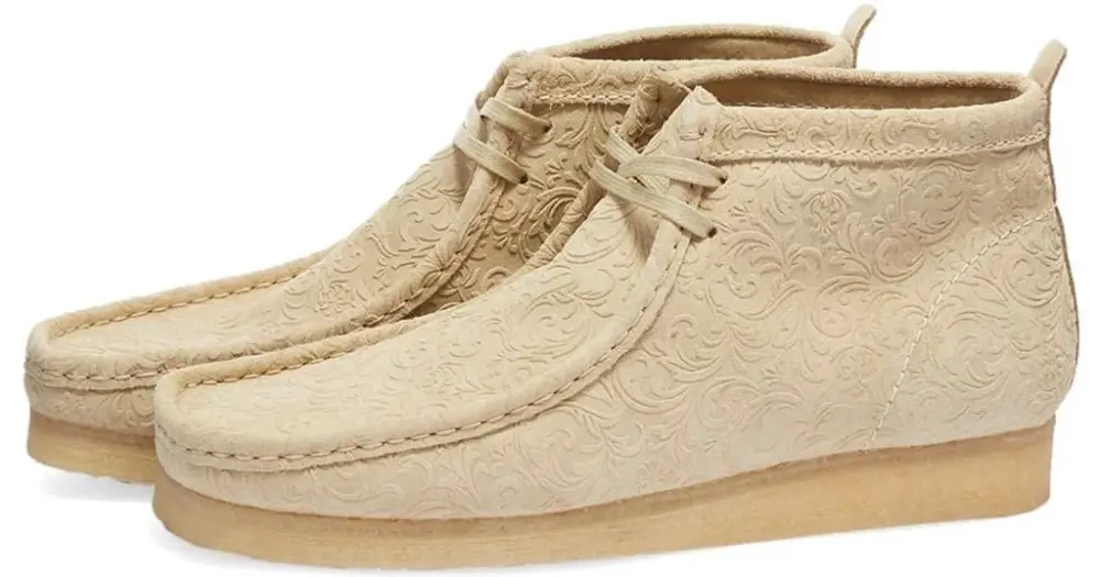 Giày Clarks x END Wallabee Boots 'Maple Floral' 261-63445 - Ảnh 6