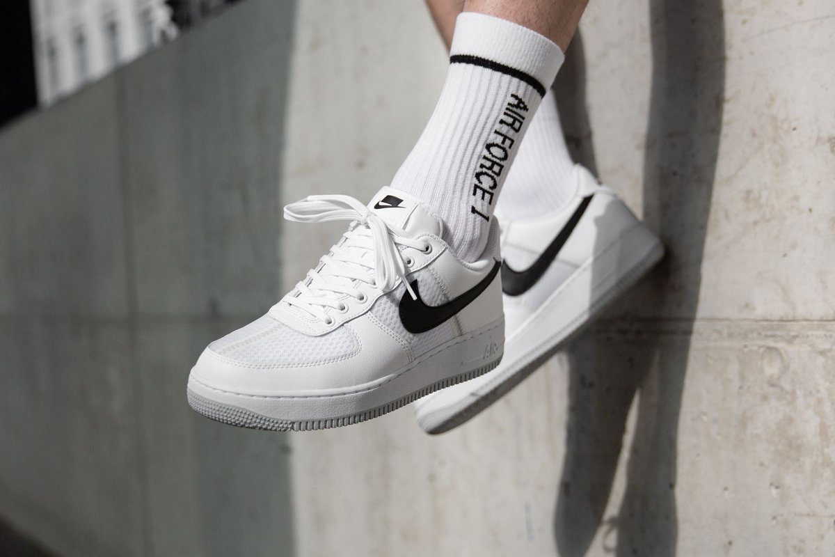 Giày Nike Air Force 1 Low 'Transparent White Black' CI0060-100 - Ảnh 3
