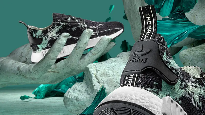Giày Adidas NMD R1 PK "Green Marble" BB7996 - Ảnh 9