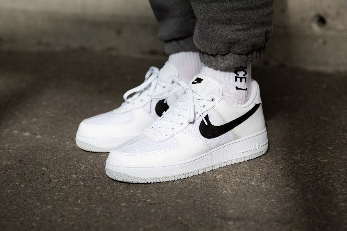 Giày Nike Air Force 1 Low 'Transparent White Black' CI0060-100 - Ảnh 4
