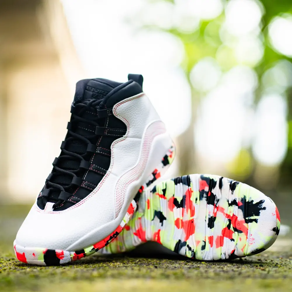 Alternative view of Giày Nike Air Jordan 10 Retro SE GS 'Ember Glow' BV1843-176