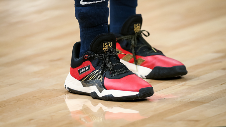 Giày Adidas D.O.N. Issue #1 GCA 'Black Scarlet' EF9966 - Ảnh 3