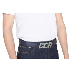 Alternative view of Thắt Lưng Dior Silver Logo 'Navy' 4335RUTAM-H16Q