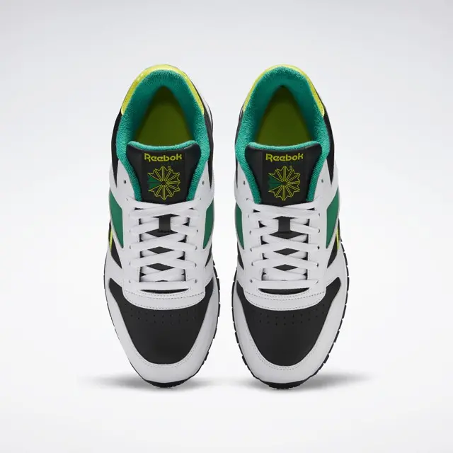 Giày Reebok Classic Leather Mark 'Black Hero Yellow' EF7848 - Ảnh 4
