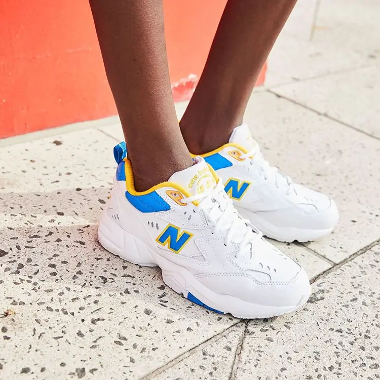 Giày New Balance 608 'Navy White Yellow' WX608WP1 - Ảnh 3