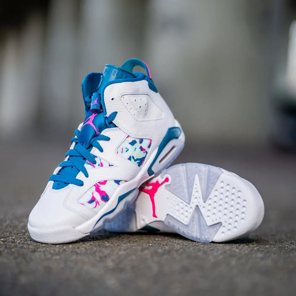 Giày Nike Air Jordan 6 Retro GS 'Green Abyss' 543390-153 - Ảnh 4