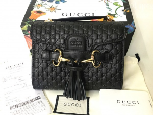 Alternative view of Túi Gucci Emily Mini Microguccissima Crossbody Black 449636 BMJ1J 1000
