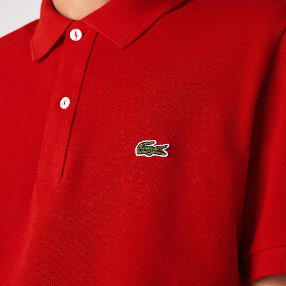 Áo Lacoste Men's Slim Fit Polo İn Petit Piqué PH4012-240 - Ảnh 3