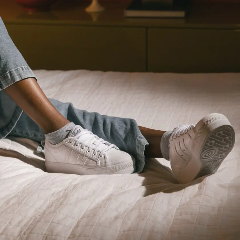 Alternative view of Giày Adidas Wmns Nizza Platform 'Cloud White' FW0265