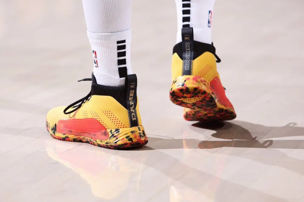 Giày Adidas Dame 5 Dame Goose 'Yellow' BB9315 - Ảnh 4