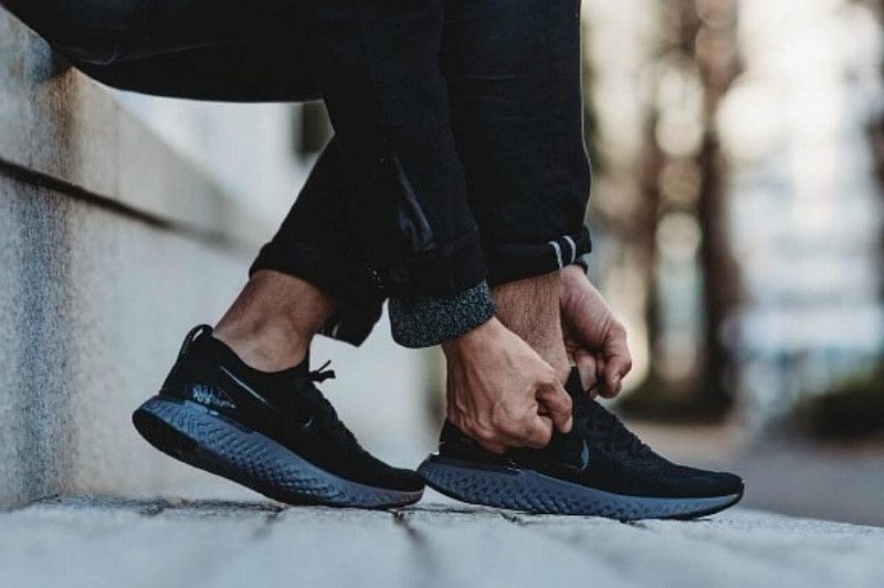Giày Nike Epic React Flyknit 2 'Black Anthracite' BQ8928-001 - Ảnh 3
