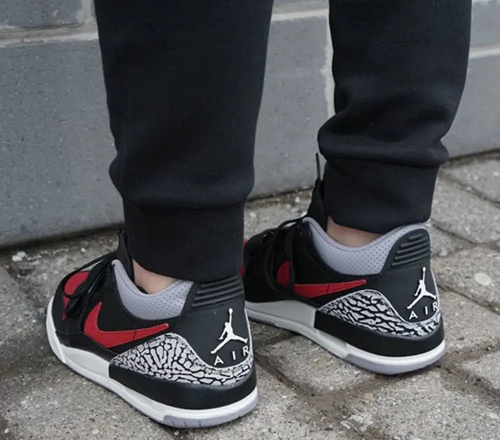 Giày Nike Jordan Legacy 312 Low GS 'Bred Cement' CD9054-006 - Ảnh 5