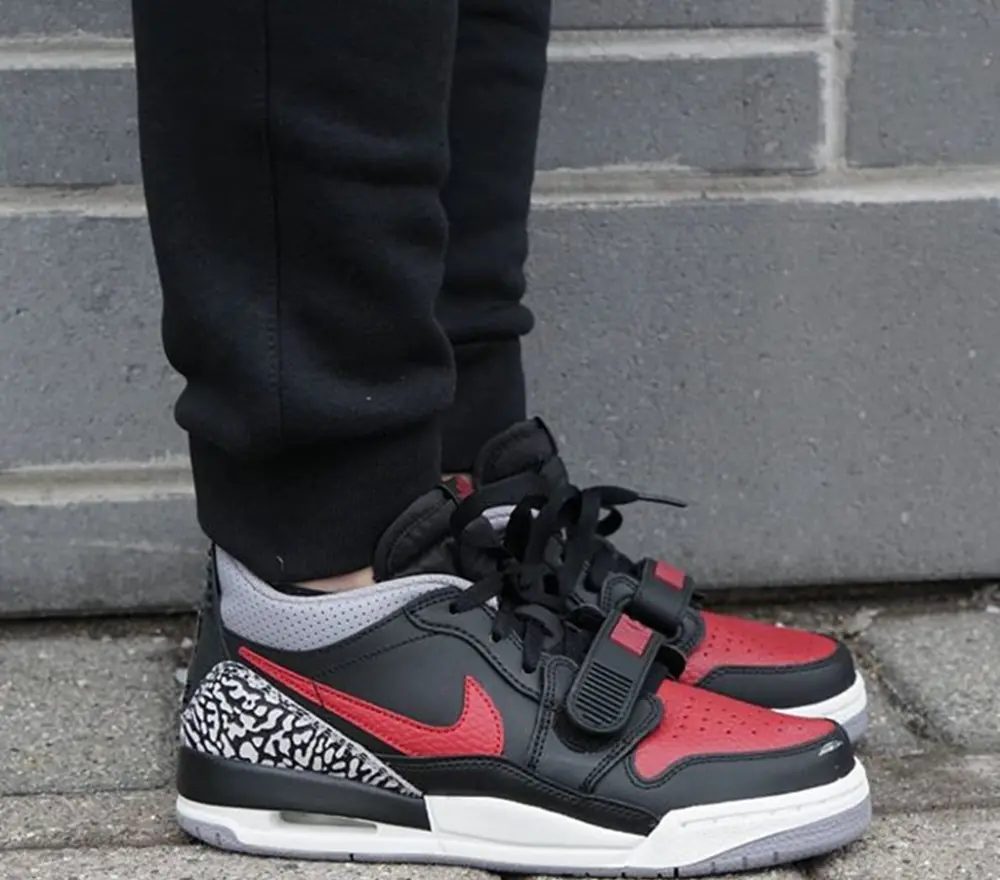 Giày Nike Jordan Legacy 312 Low GS 'Bred Cement' CD9054-006 - Ảnh 3