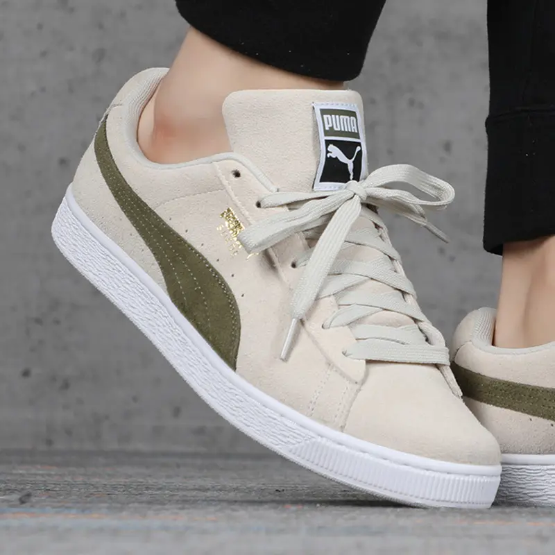 Giày Puma Suede Classic 'Whisper White Olive' 365347-84 - Ảnh 3