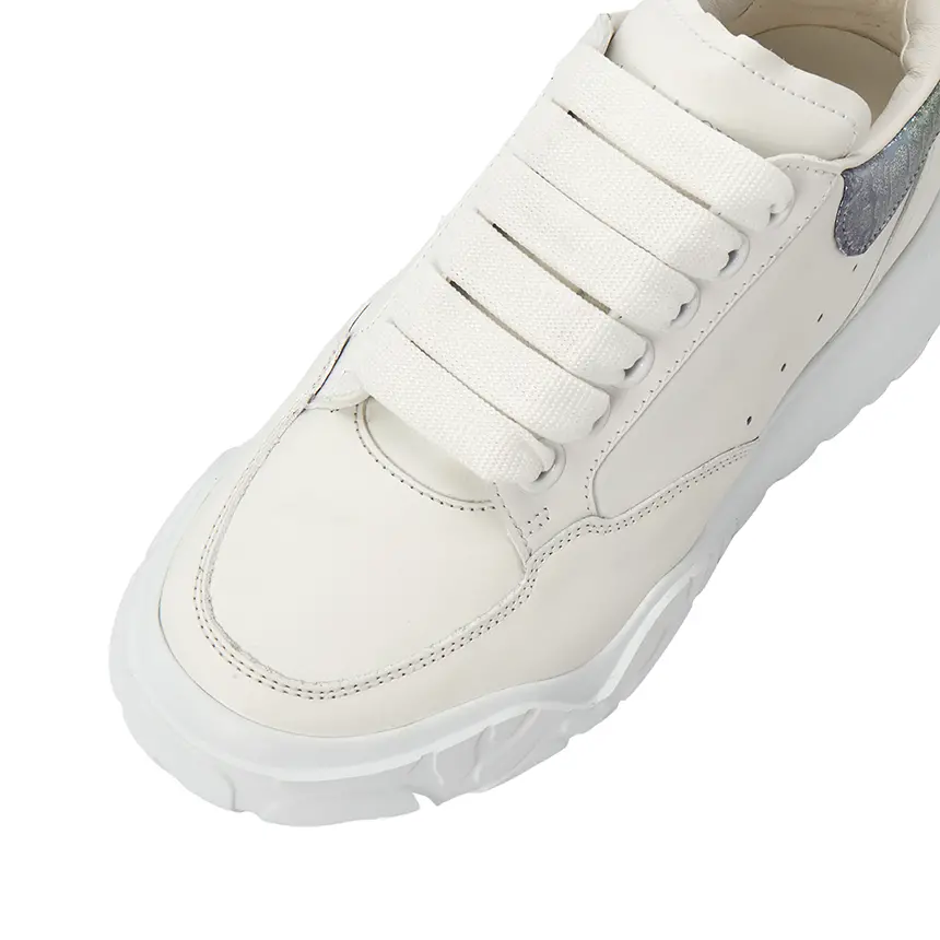 Alternative view of Giày Alexander Mcqueen New Court 'White' 733025-WID61-9487