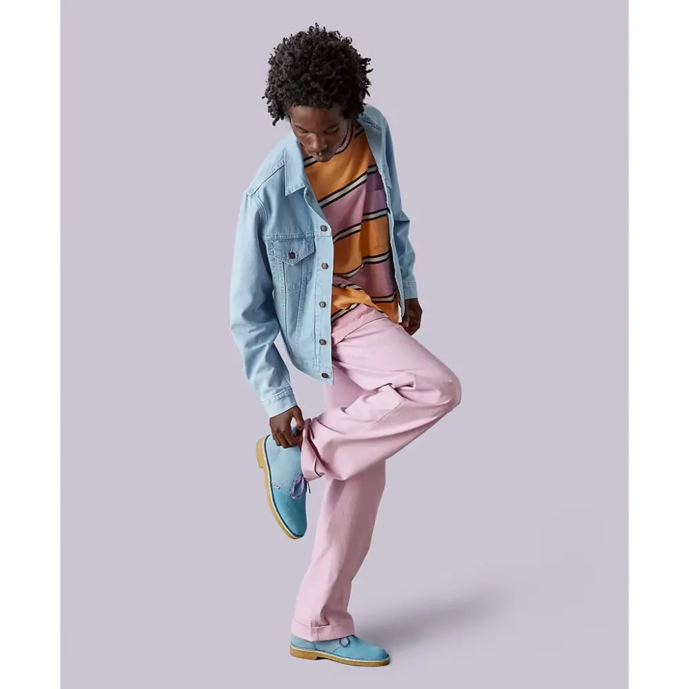 Alternative view of Giày Clarks x LVC Desert Boots 'Pale Blue' 261-60325