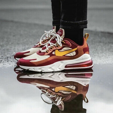 Giày Nike Air Max 270 React 'Noble Red Team Gold' AO4971-601 - Ảnh 2