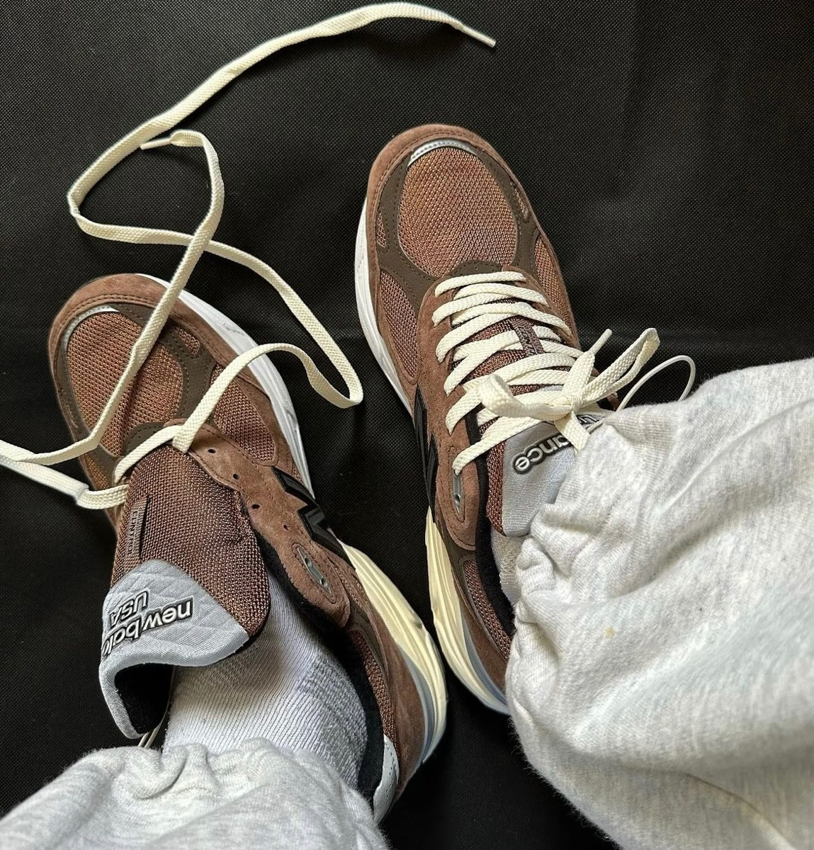 Giày New Balance JJJJound x 990v3 Made in USA 'Montréal' M990JB3 - Ảnh 2