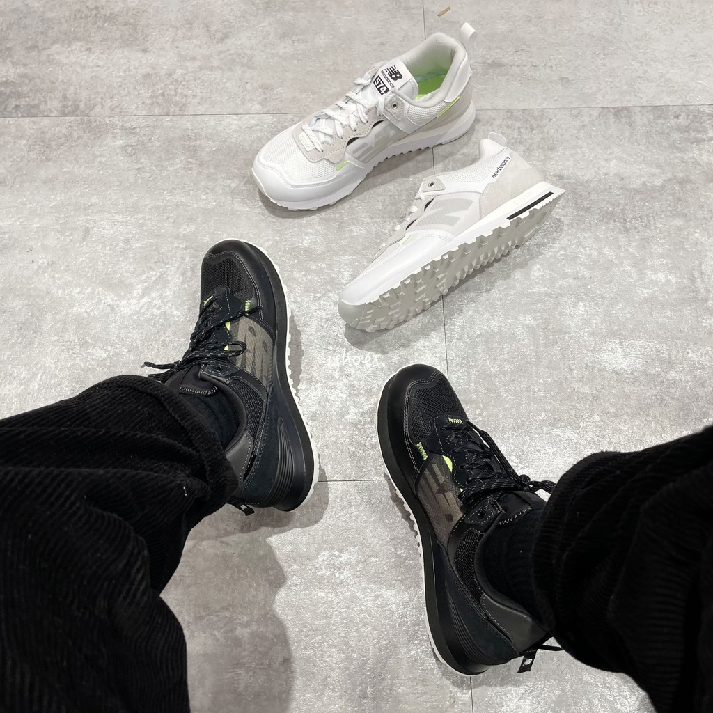 Giày New Balance 574 Running 'Black Volt' ML574IDC - Ảnh 3