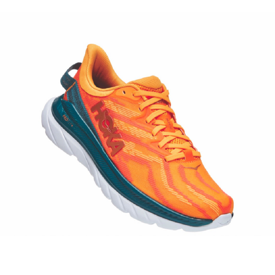 Giày Hoka Mach Supersonic Blue Orange 1130251-RYCM - Ảnh 4