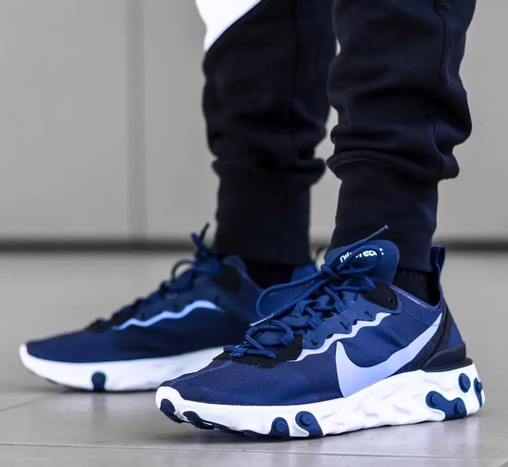 Giày Nike React Element 55 'Midnight Navy' BQ6166-400 - Ảnh 3