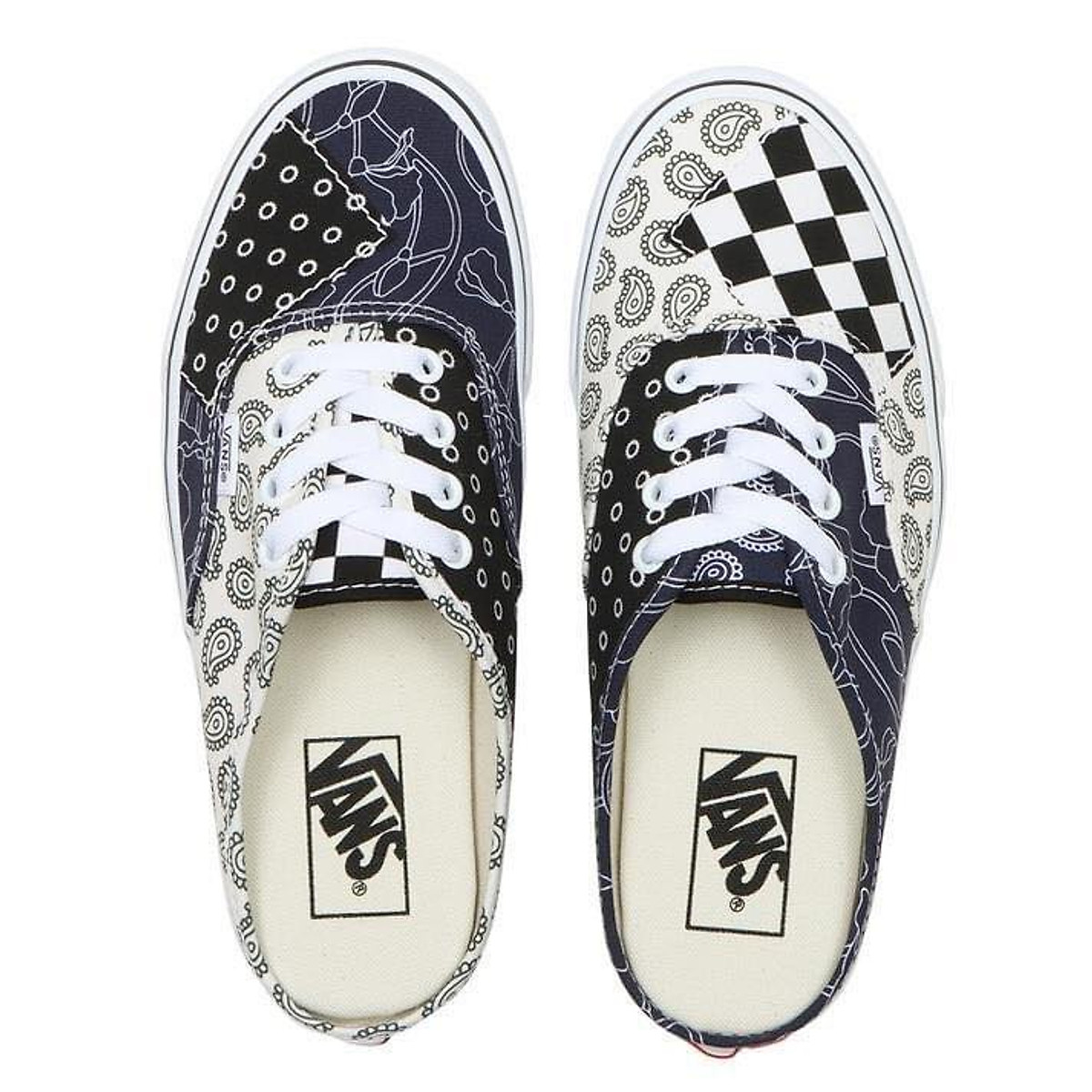 Giày Vans Authentic Mule 'Pattern Mix' VN0A54F76UW - Ảnh 4