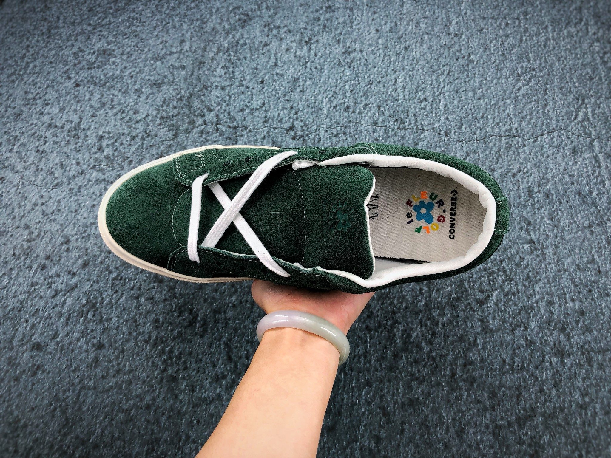 Giày Converse Golf Le Fleur x One Star Ox 'Greener Pastures' 162130C - Ảnh 7