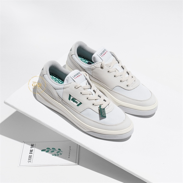 Giày Lacoste Men's G80 OG Leather and Textile Sneakers 39SMA0085-03A - Ảnh 2