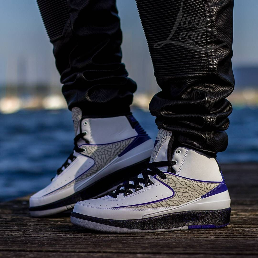 Giày Nike Air Jordan 2 Retro 'Concord' 385475-153 - Ảnh 3