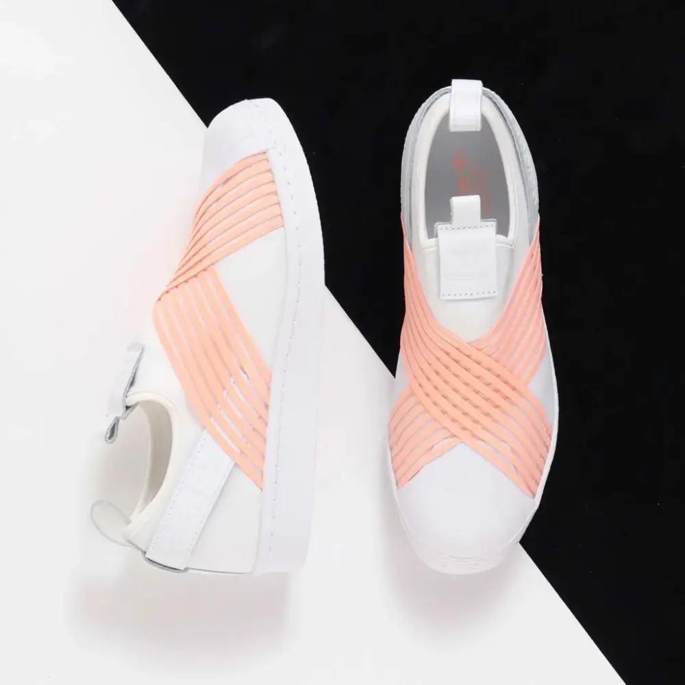 Giày Adidas Wmns Superstar Slip On 'Clear Orange' D96704 - Ảnh 3